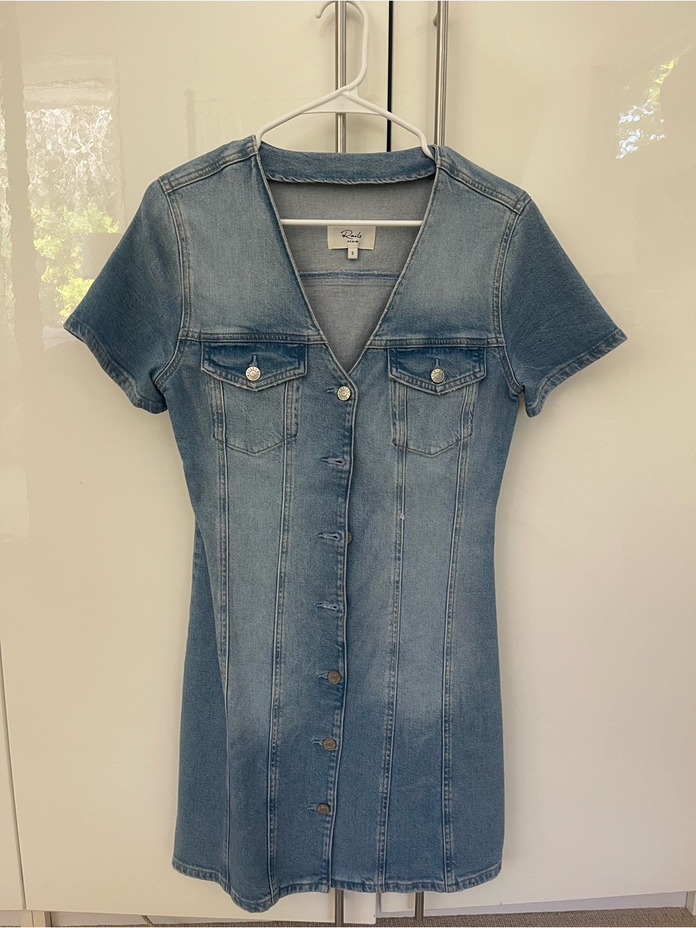 Rails Light Blue Denim Mini Dress